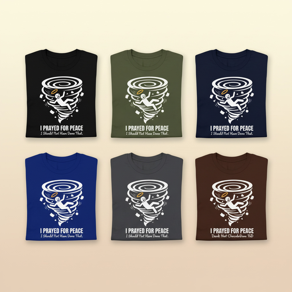I Prayed for Peace T-Shirt_6color_grid