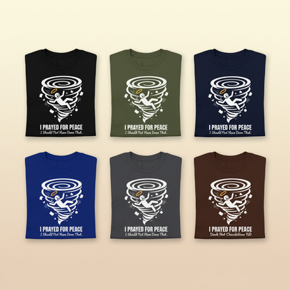I Prayed for Peace T-Shirt_6color_grid