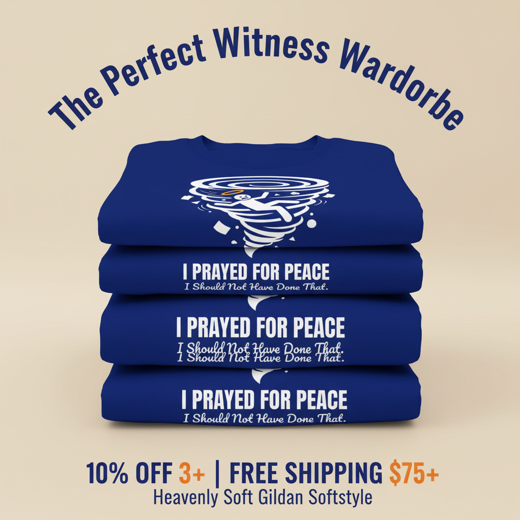 I Prayed for Peace T-Shirt_stacked_promotion