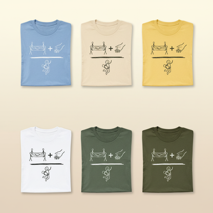 Miracle in Motion T-Shirt_6color_grid