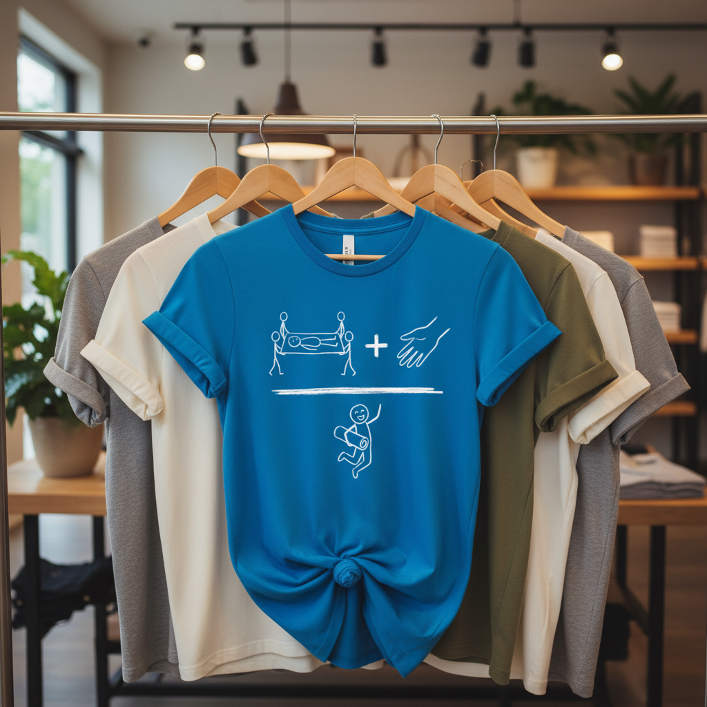 Miracle in Motion T-Shirt_boutique_rack
