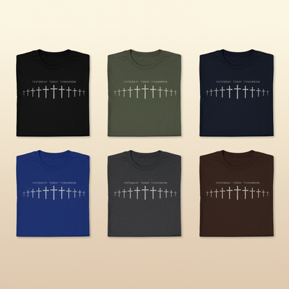 Yesterday Today Tomorrow T-Shirt_6color_grid