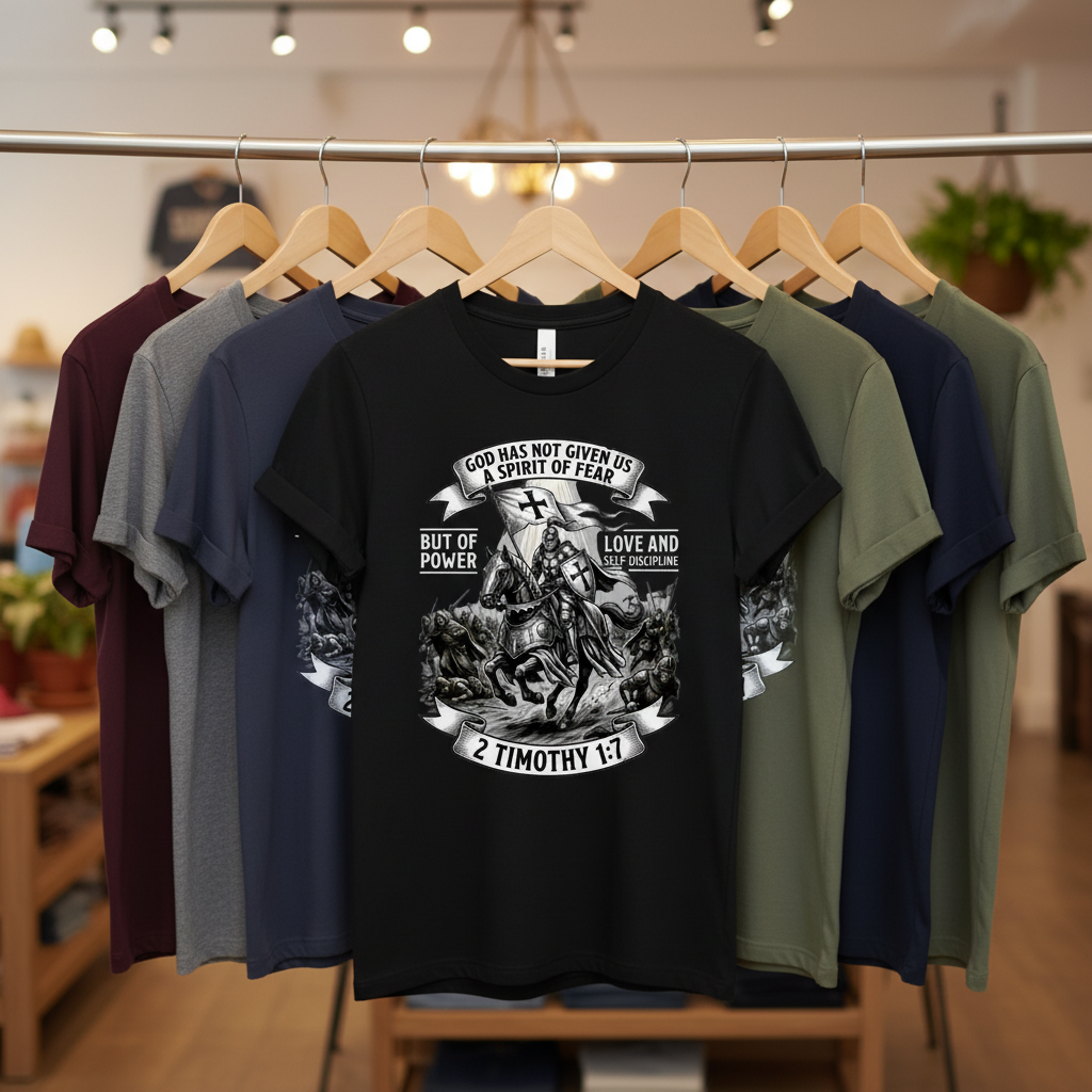 Spirit of Power Warrior T-Shirt_boutique_rack