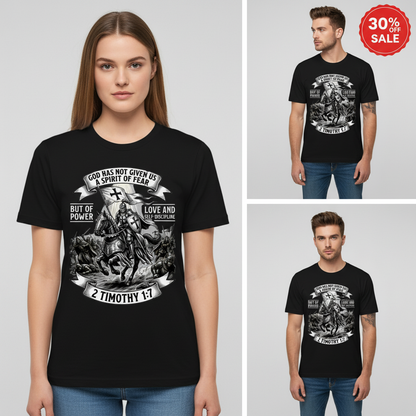 Spirit of Power Warrior T-Shirt_triple_model