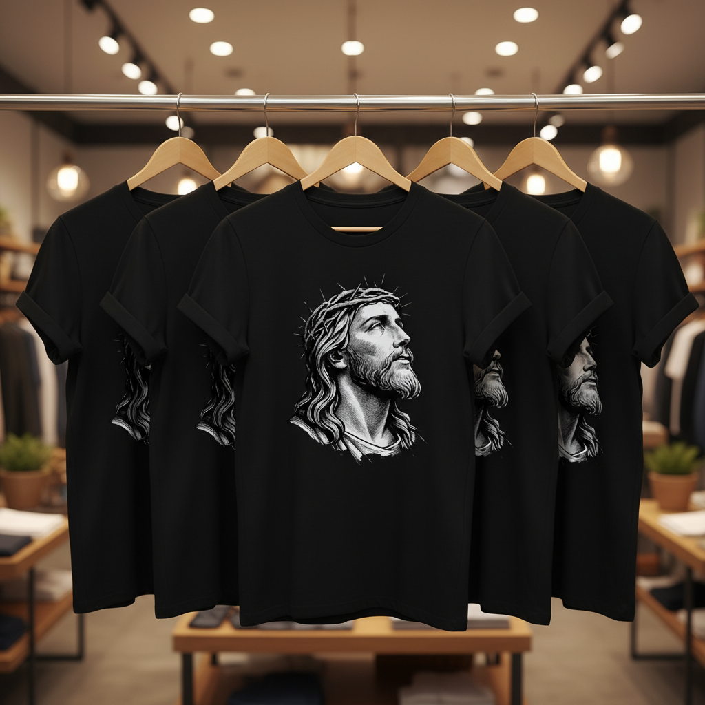 Crowned Savior T-Shirt_boutique_rack