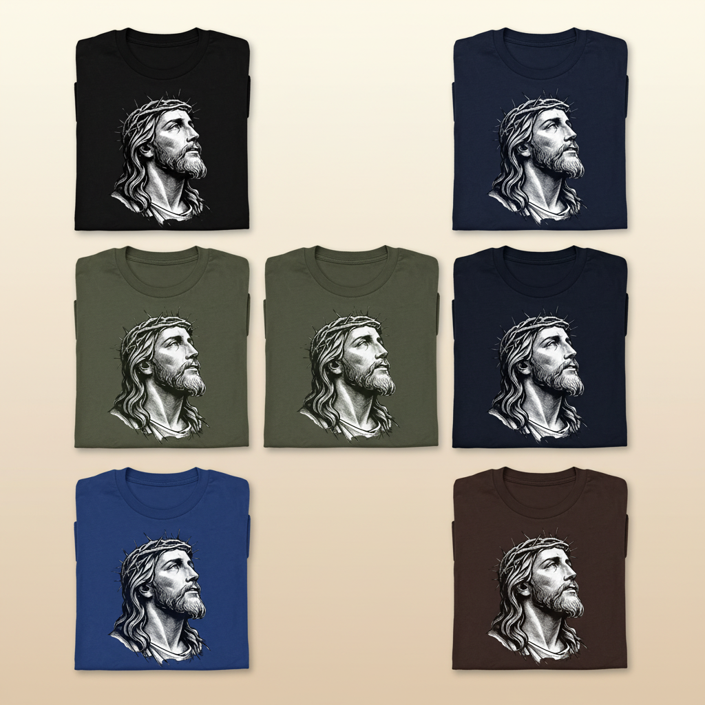 Crowned Savior T-Shirt_6color_grid