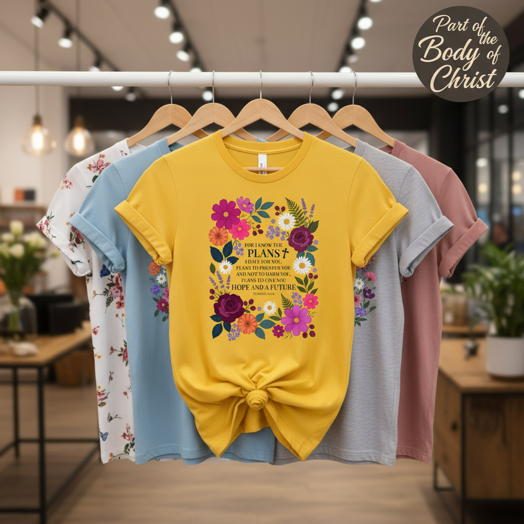 Hope and a Future T-Shirt_boutique_rack