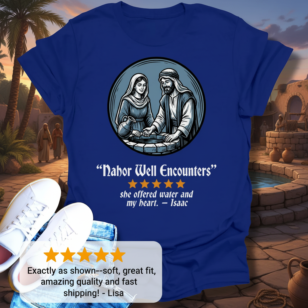 Nahor Well Encounters T-Shirt_review_5star