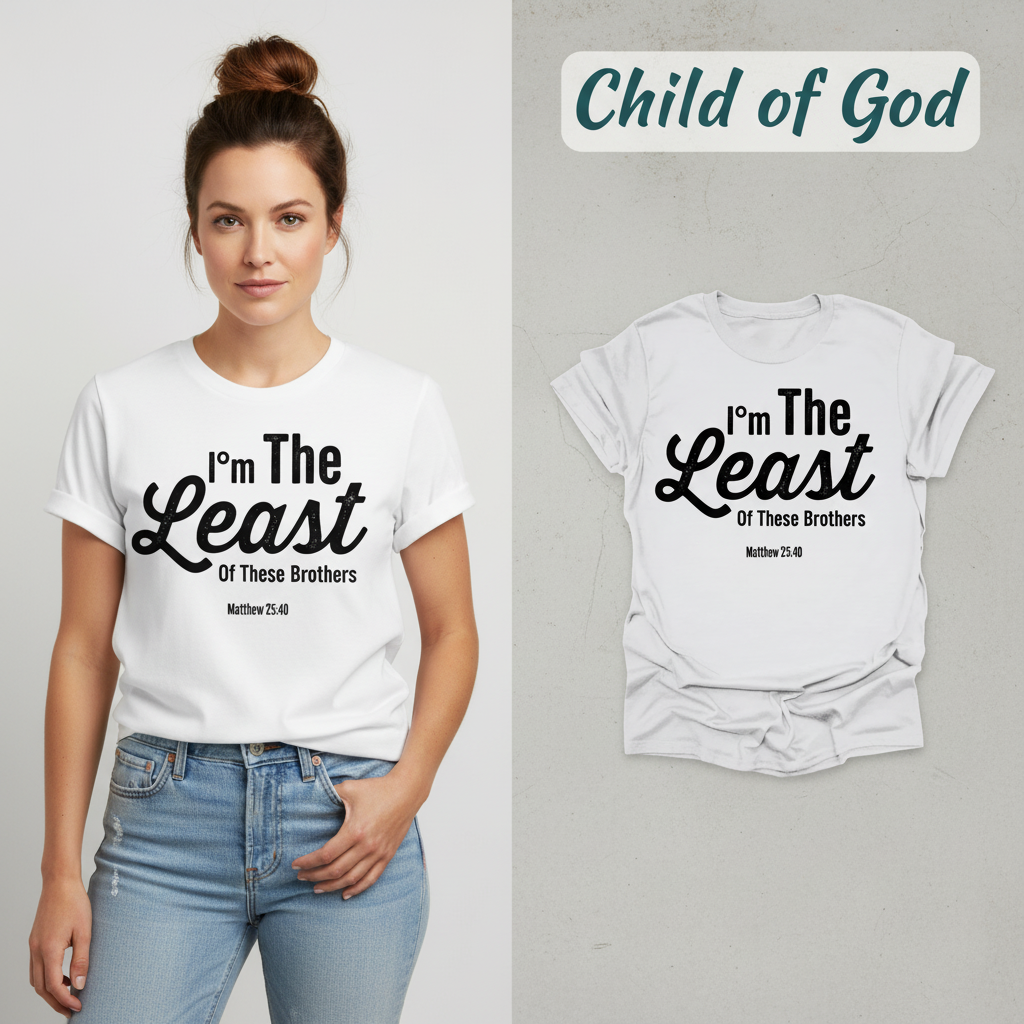 Least of These Brothers T-Shirt_model_flat