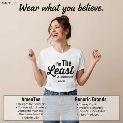 Least of These Brothers T-Shirt_product_table