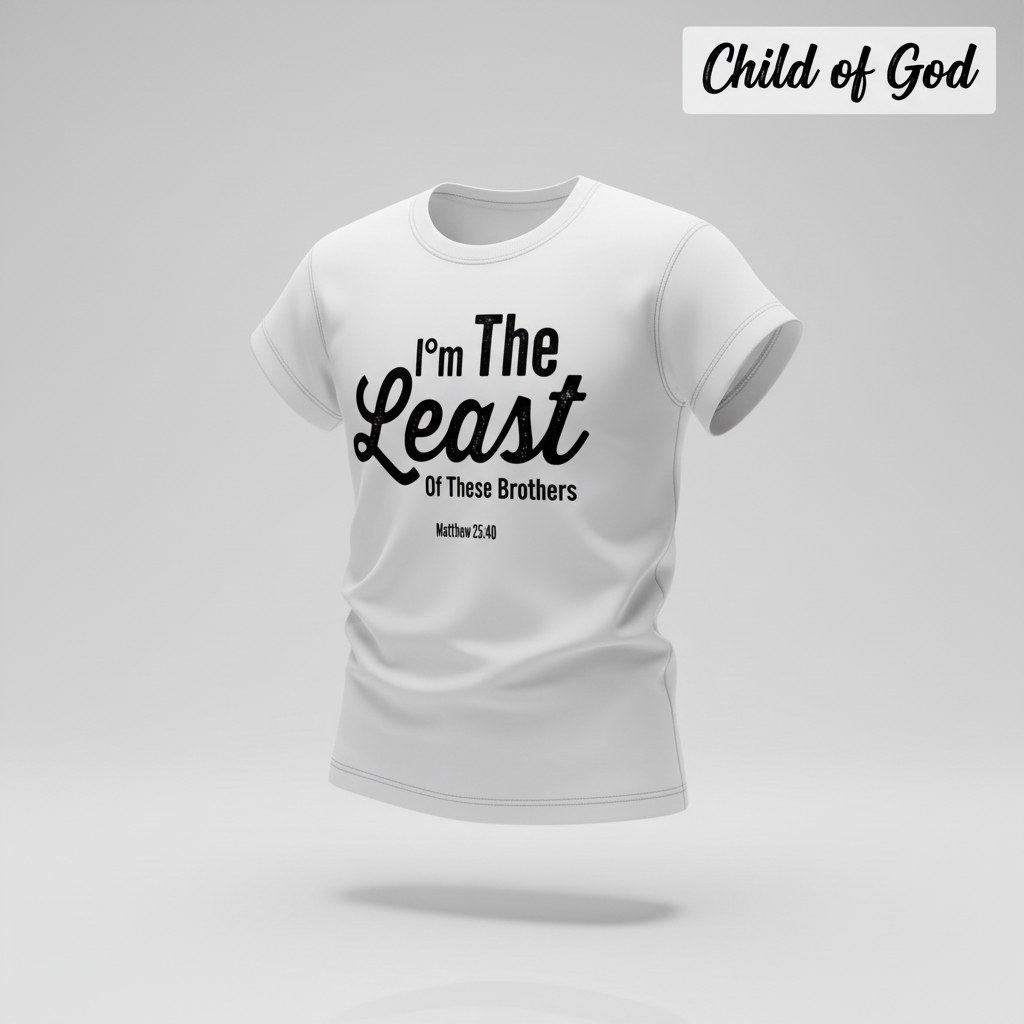 Least of These Brothers T-Shirt_3d_float