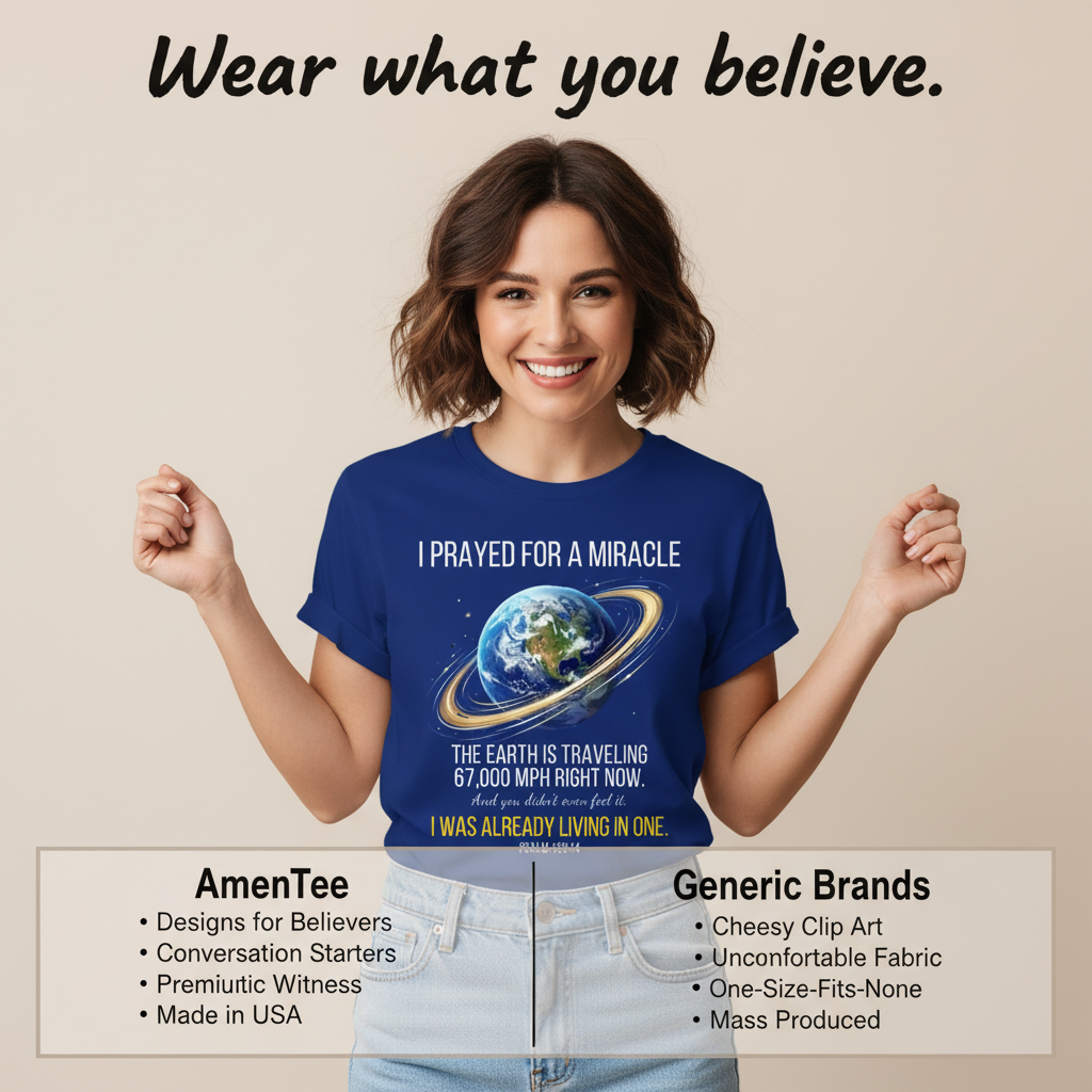 Living in a Ringed World T-Shirt_product_table