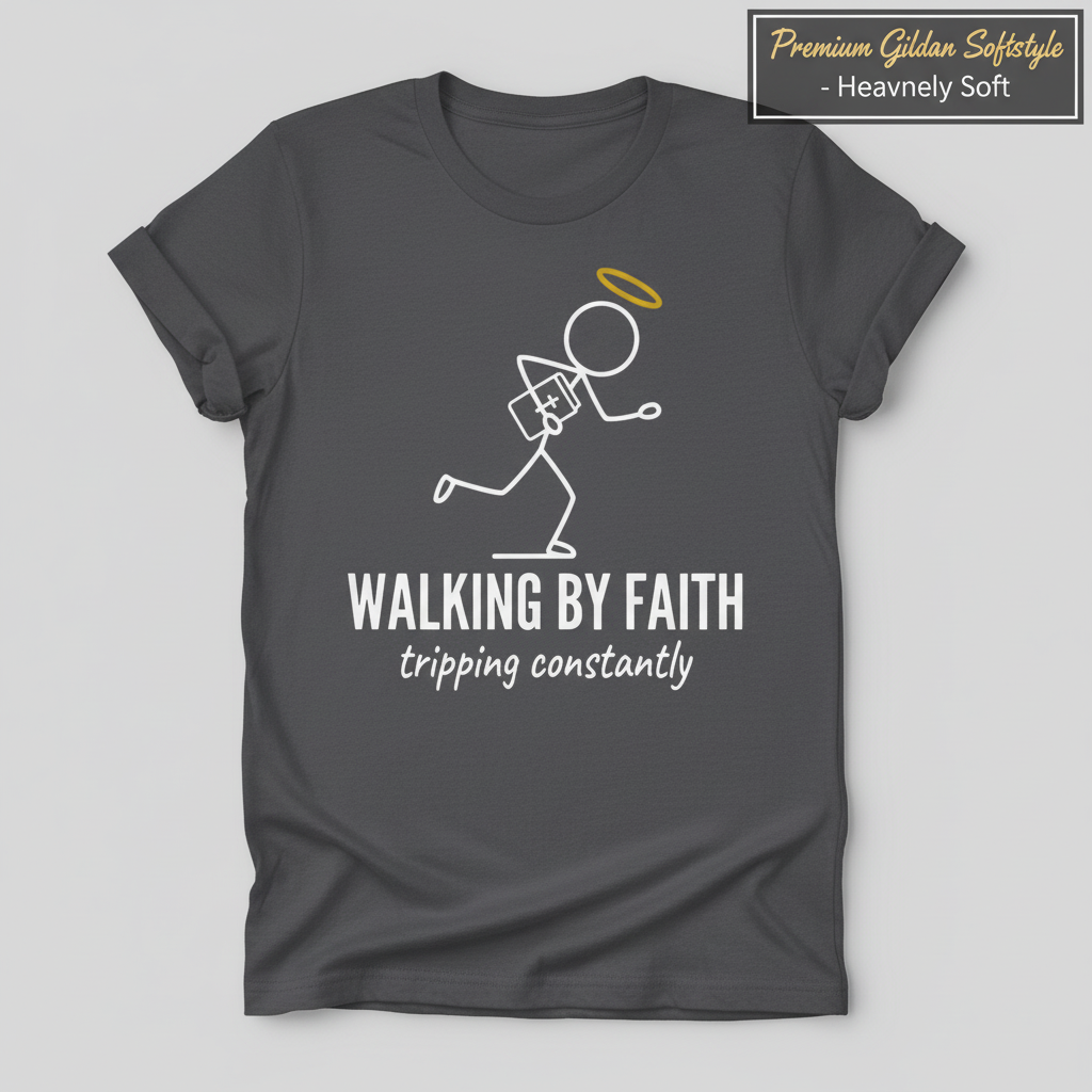 Walking by Faith T-Shirt_clean