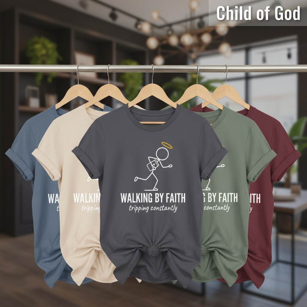 Walking by Faith T-Shirt_boutique_rack