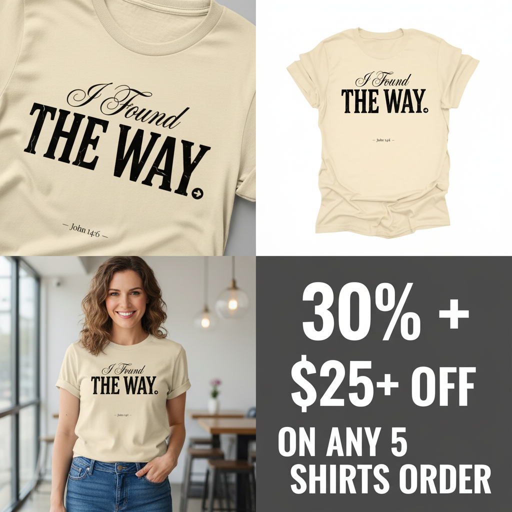 I Found The Way T-Shirt_4_panel