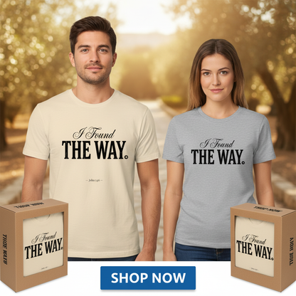 I Found The Way T-Shirt_dual_model_life