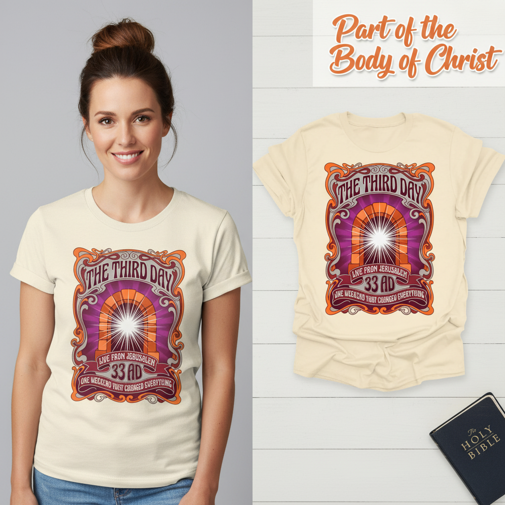 The Third Day T-Shirt_model_flat