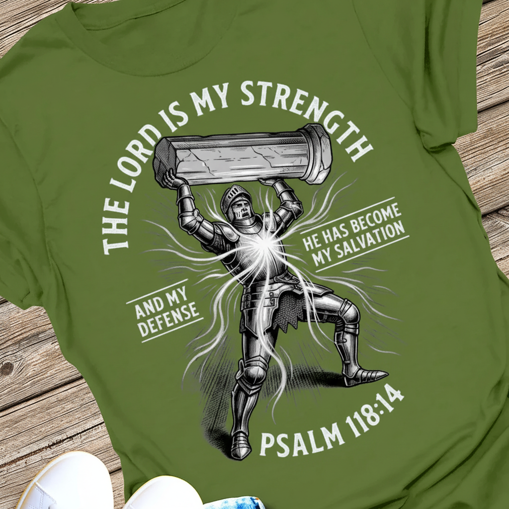 The Lord Is My Strength T-Shirt_extreme_za