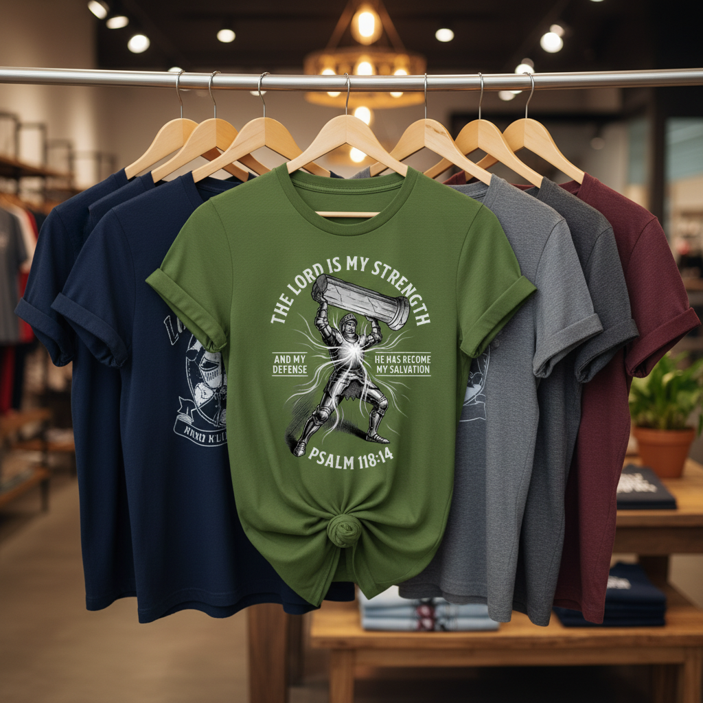 The Lord Is My Strength T-Shirt_boutique_rack