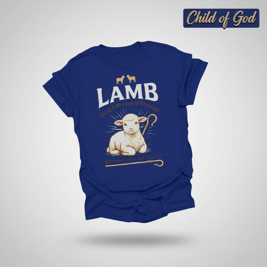 Lamb of Blessings T-Shirt_3d_float