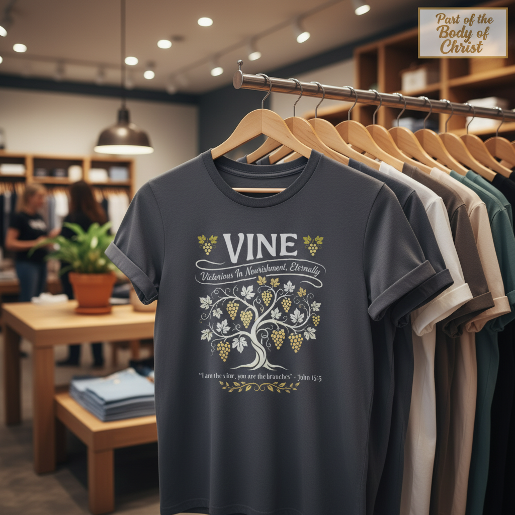 Vine of Life T-Shirt_boutique_rack