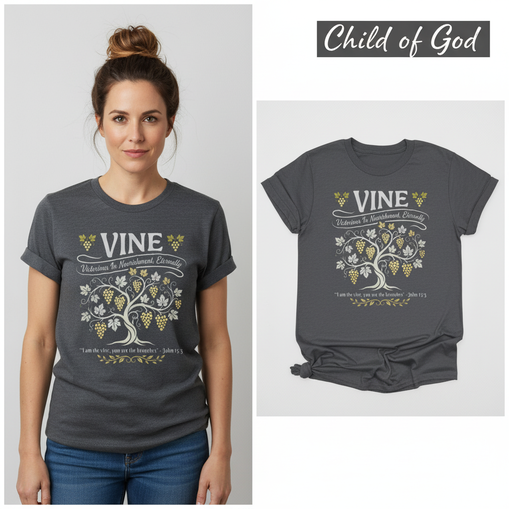Vine of Life T-Shirt_model_flat