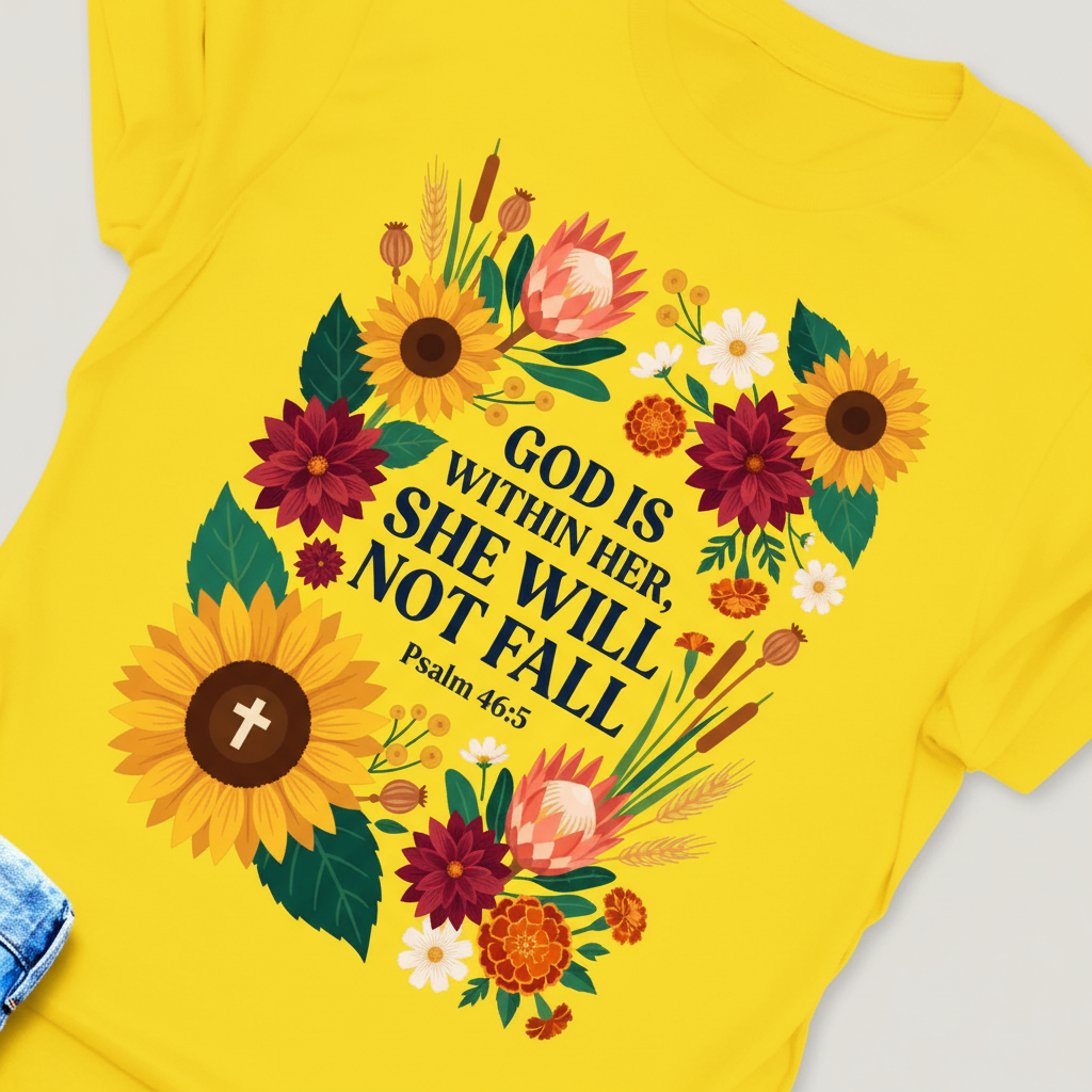 She Will Not Fall T-Shirt_extreme_za