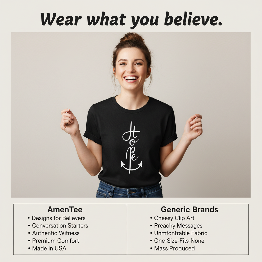 Anchor of Hope T-Shirt_product_table