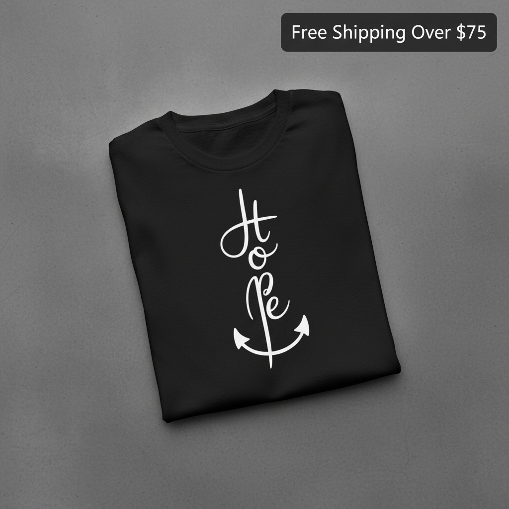 Anchor of Hope T-Shirt_fold_tilt