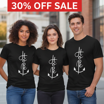 Anchor of Hope T-Shirt_triple_model