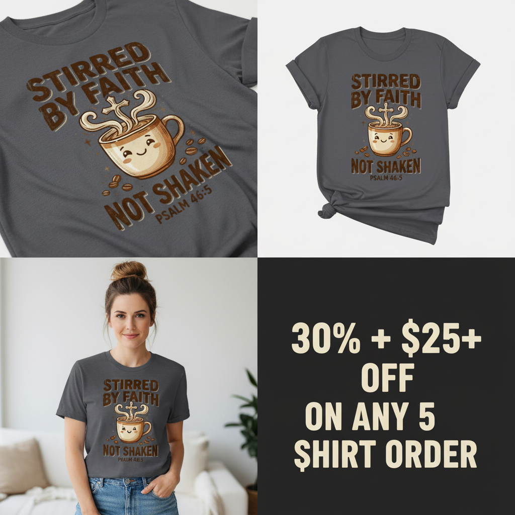 Stirred by Faith Not Shaken T-Shirt_4_panel