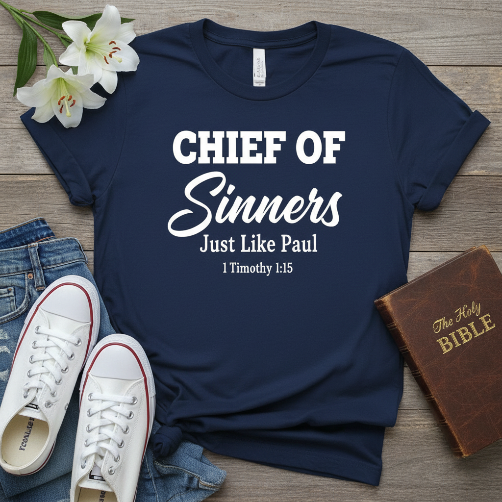 Chief of Sinners T-Shirt_triple_model