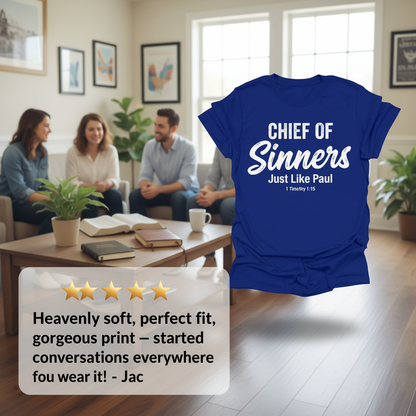 Chief of Sinners T-Shirt_review_5star