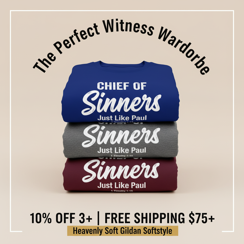 Chief of Sinners T-Shirt_stacked_promotion