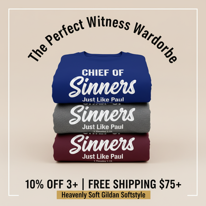 Chief of Sinners T-Shirt_stacked_promotion
