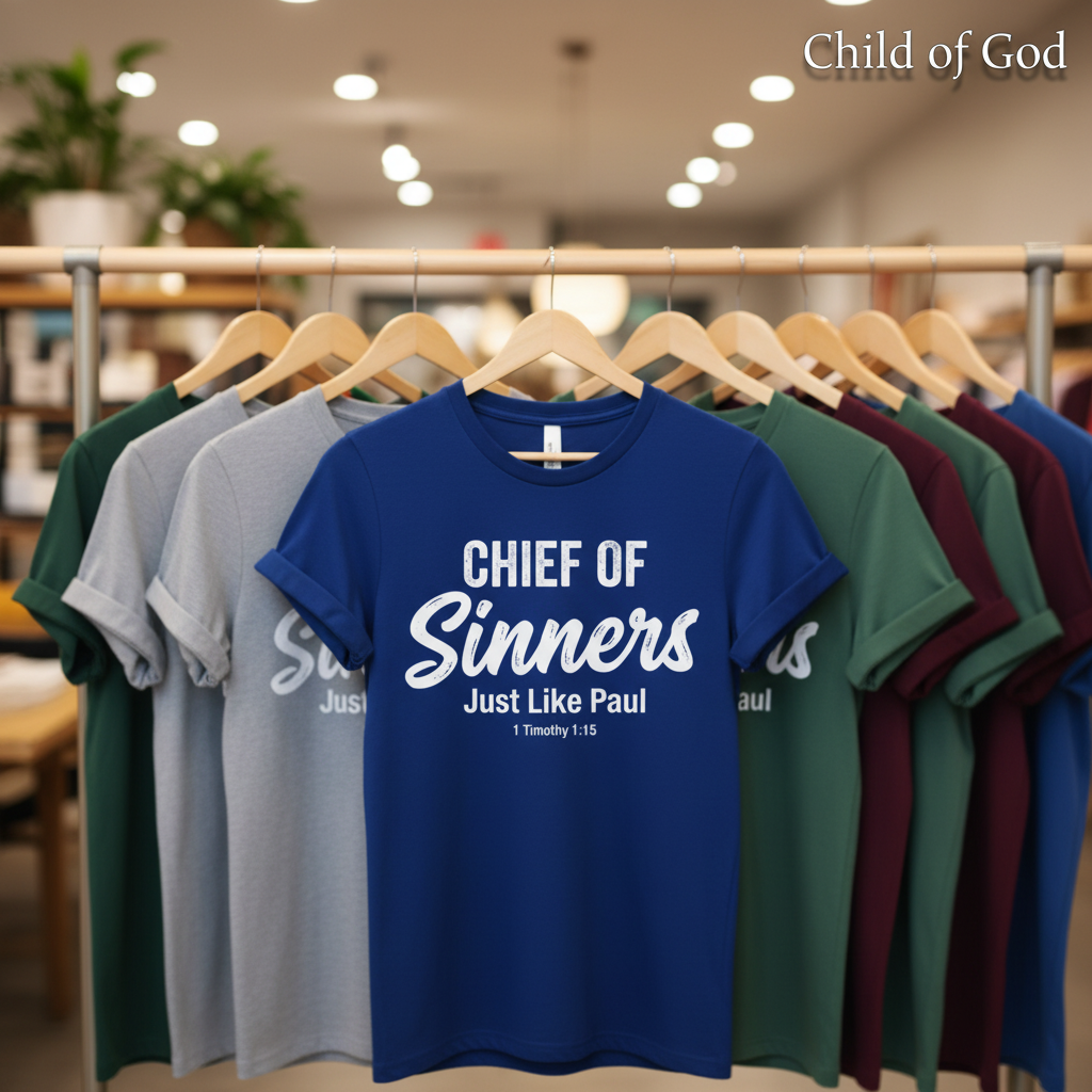 Chief of Sinners T-Shirt_boutique_rack