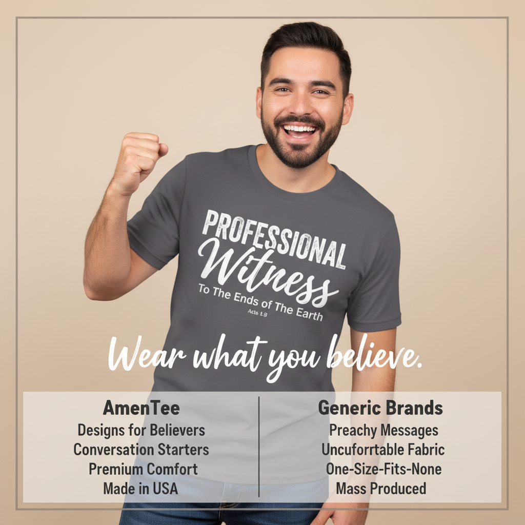 Professional Witness T-Shirt_product_table