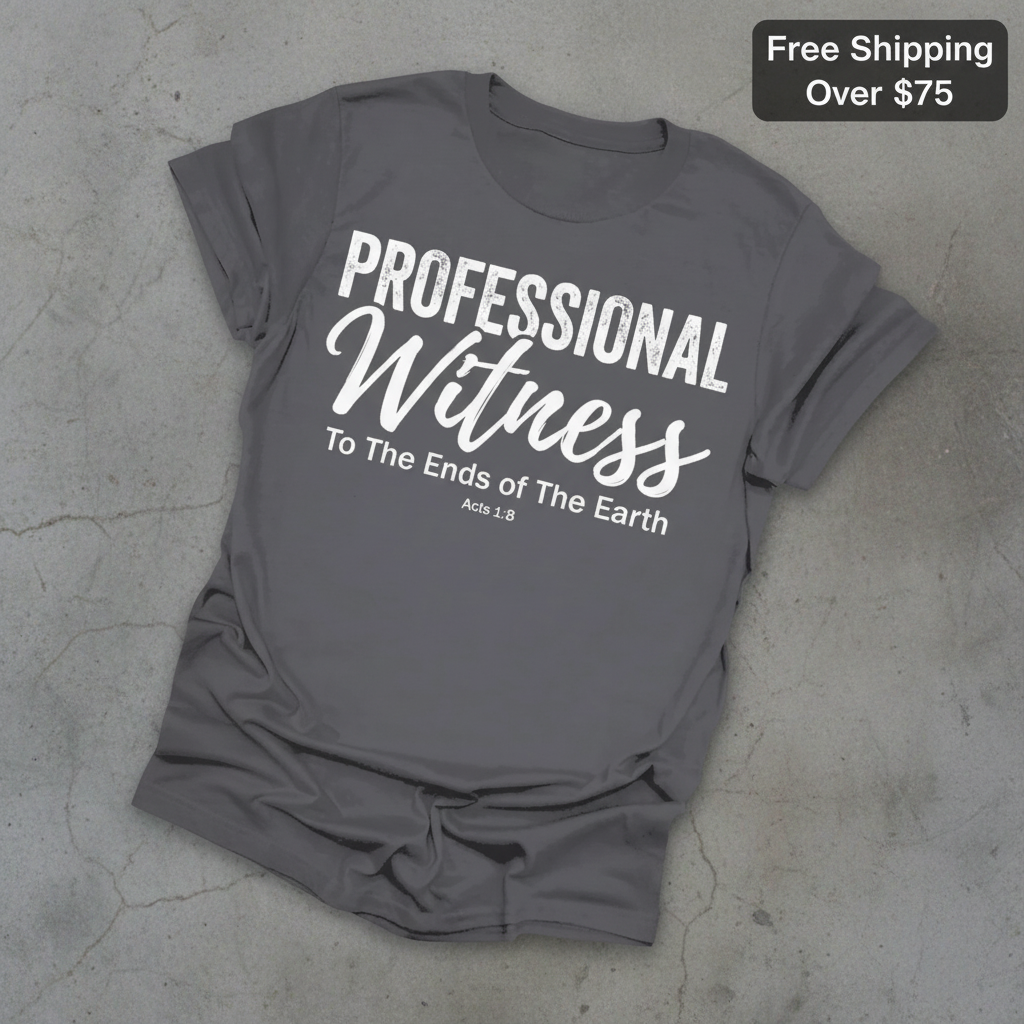 Professional Witness T-Shirt_fold_tilt