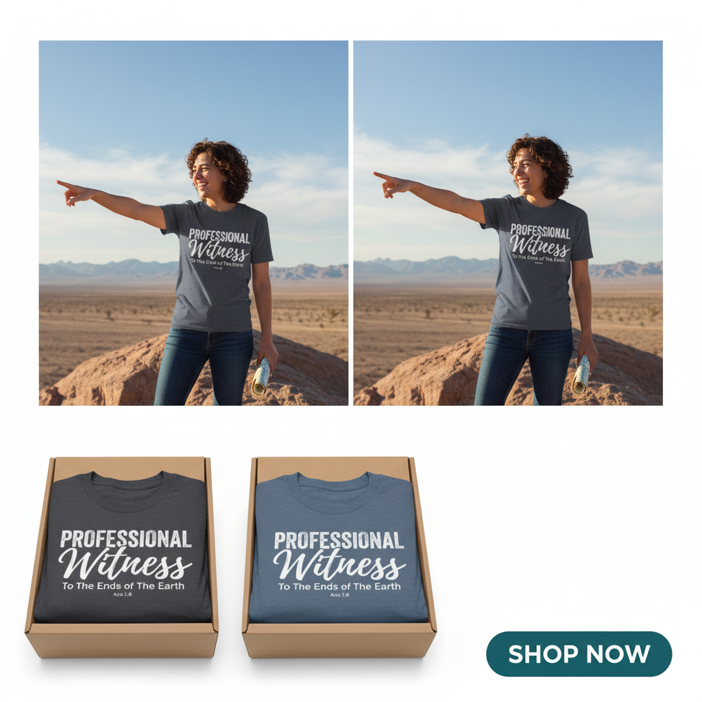 Professional Witness T-Shirt_dual_model_life