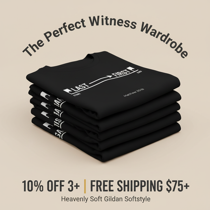 Last to First T-Shirt_stacked_promotion