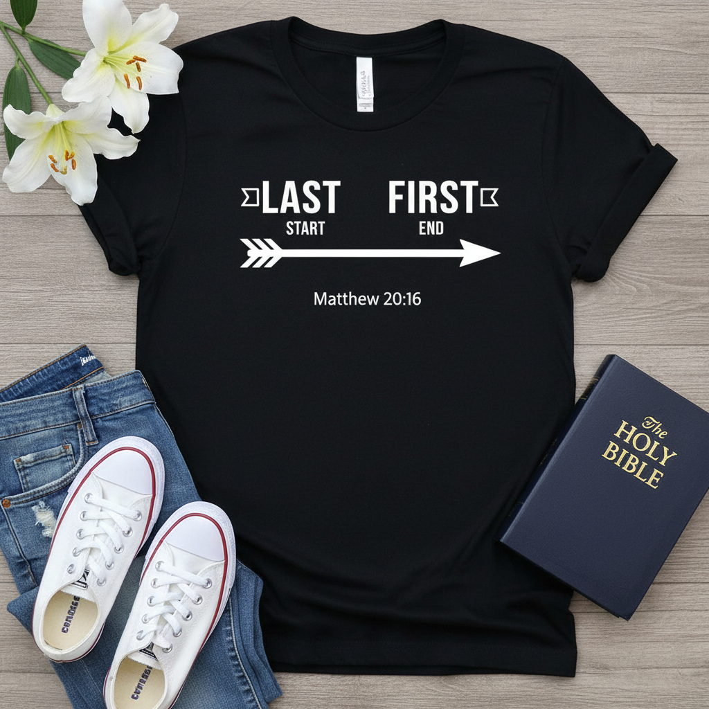 Last to First T-Shirt_triple_model