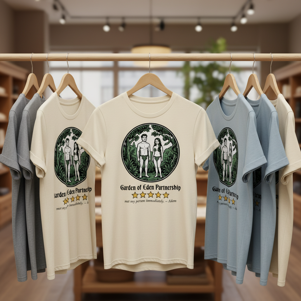 Garden of Eden Partnership T-Shirt_boutique_rack