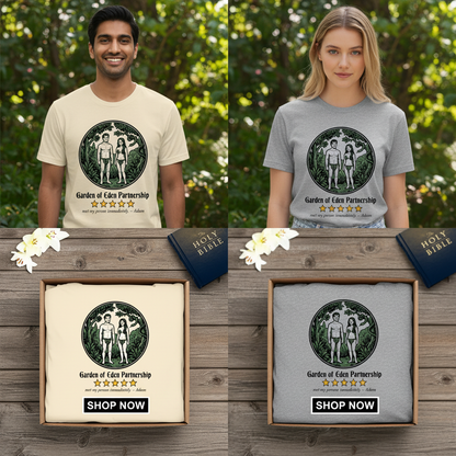 Garden of Eden Partnership T-Shirt_dual_model_life