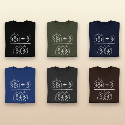 Fourth Man in the Fire T-Shirt_6color_grid