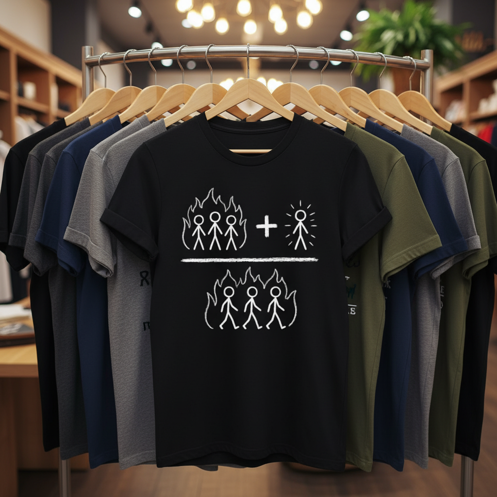Fourth Man in the Fire T-Shirt_boutique_rack