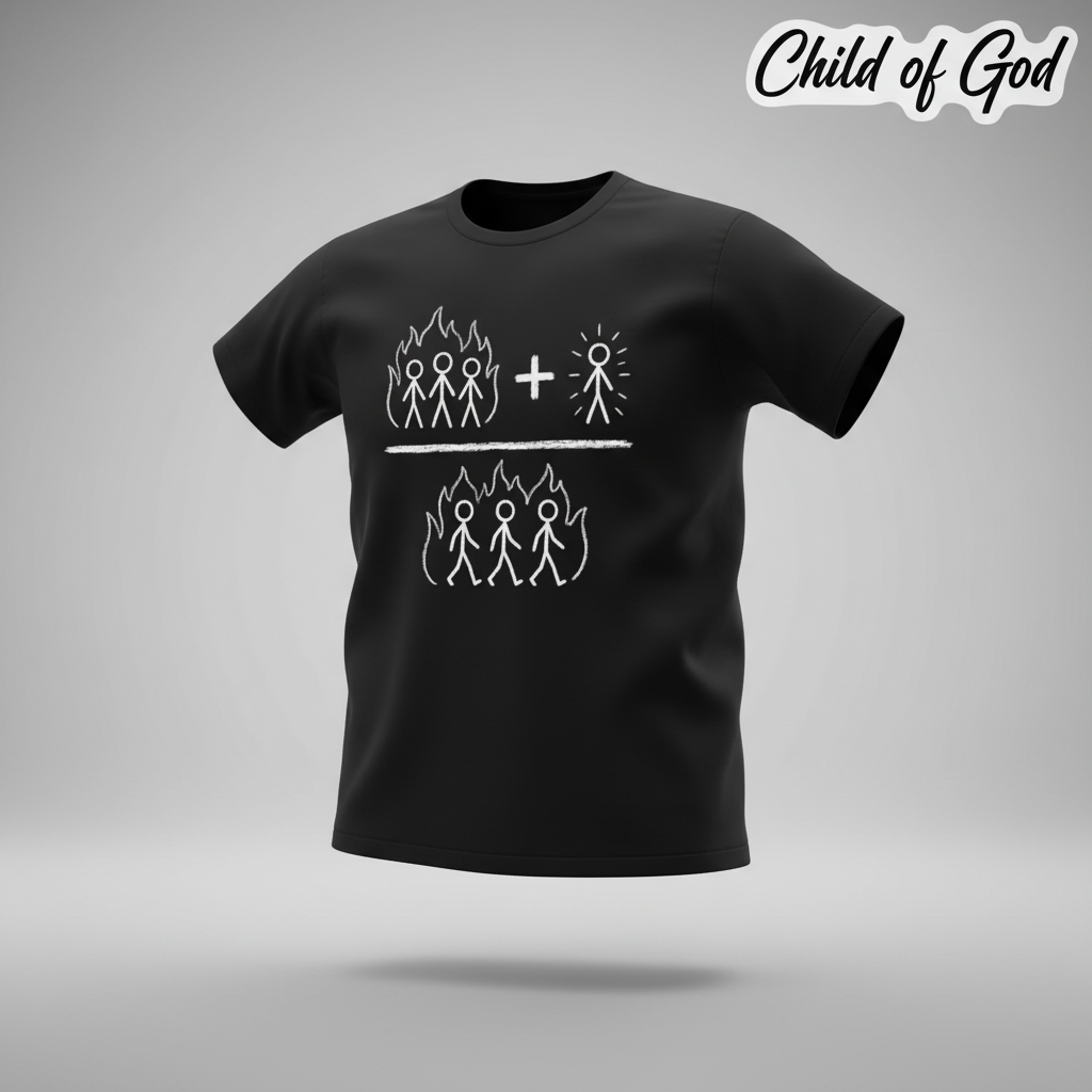 Fourth Man in the Fire T-Shirt_3d_float
