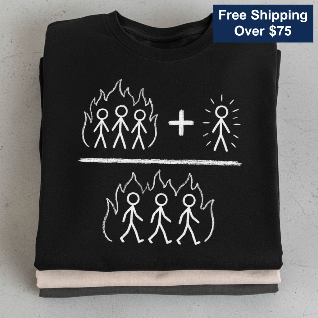 Fourth Man in the Fire T-Shirt_stacked_flatlay