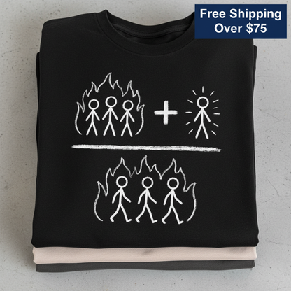 Fourth Man in the Fire T-Shirt_stacked_flatlay