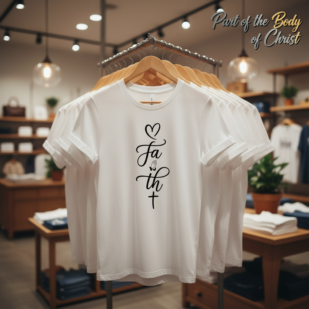 Faith In Prayer T-Shirt_boutique_rack