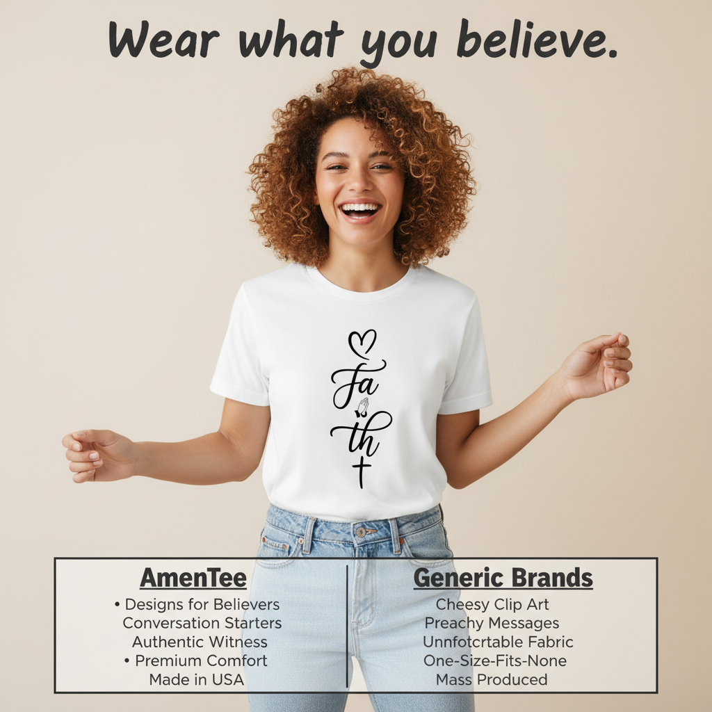 Faith In Prayer T-Shirt_product_table